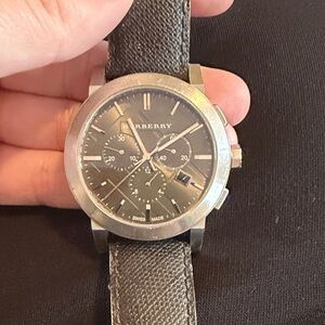 Burberry Mens Watch - used - Chronograph Timepiece